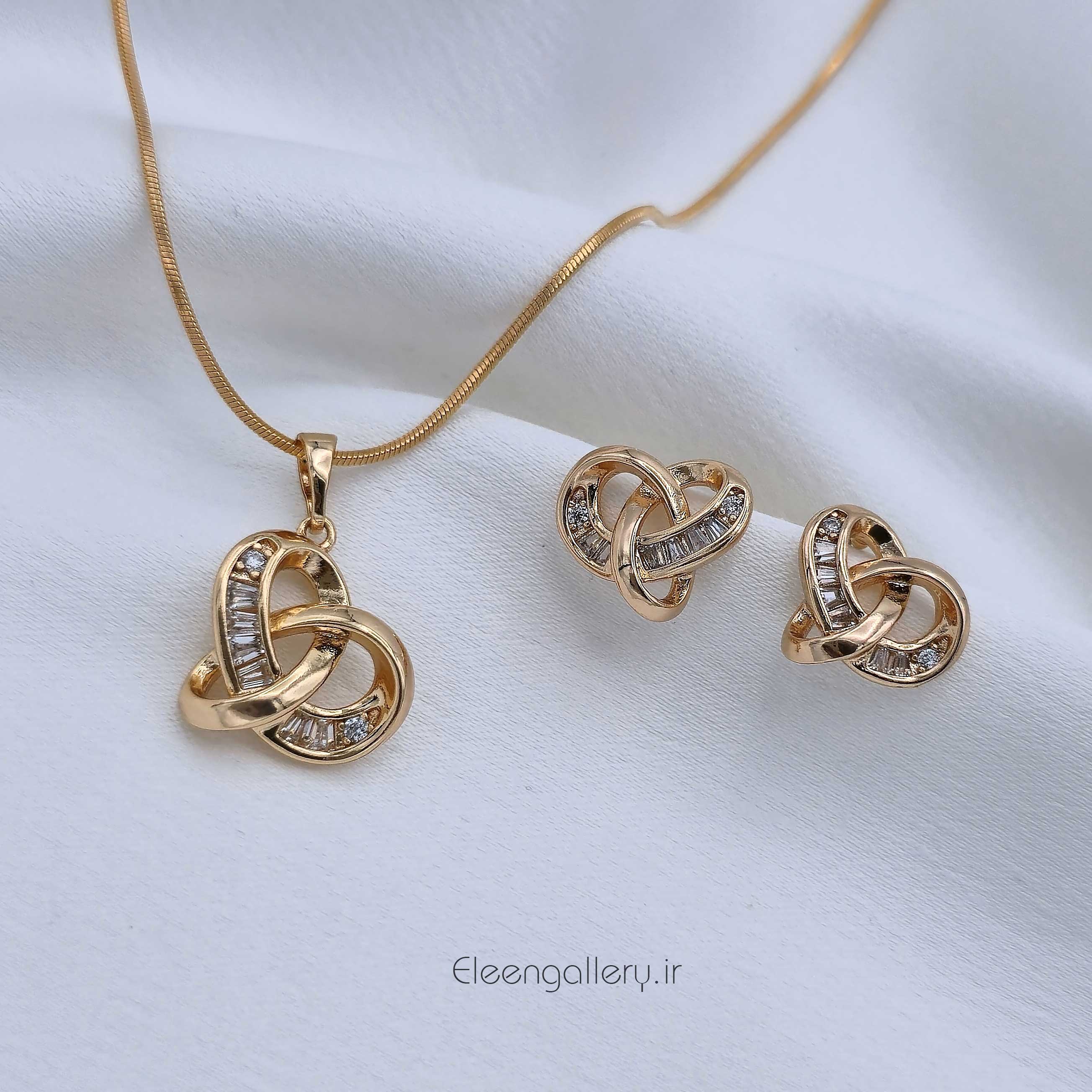 نیم‌ست دخترانه ژوپینگ طرح گره کد-2242