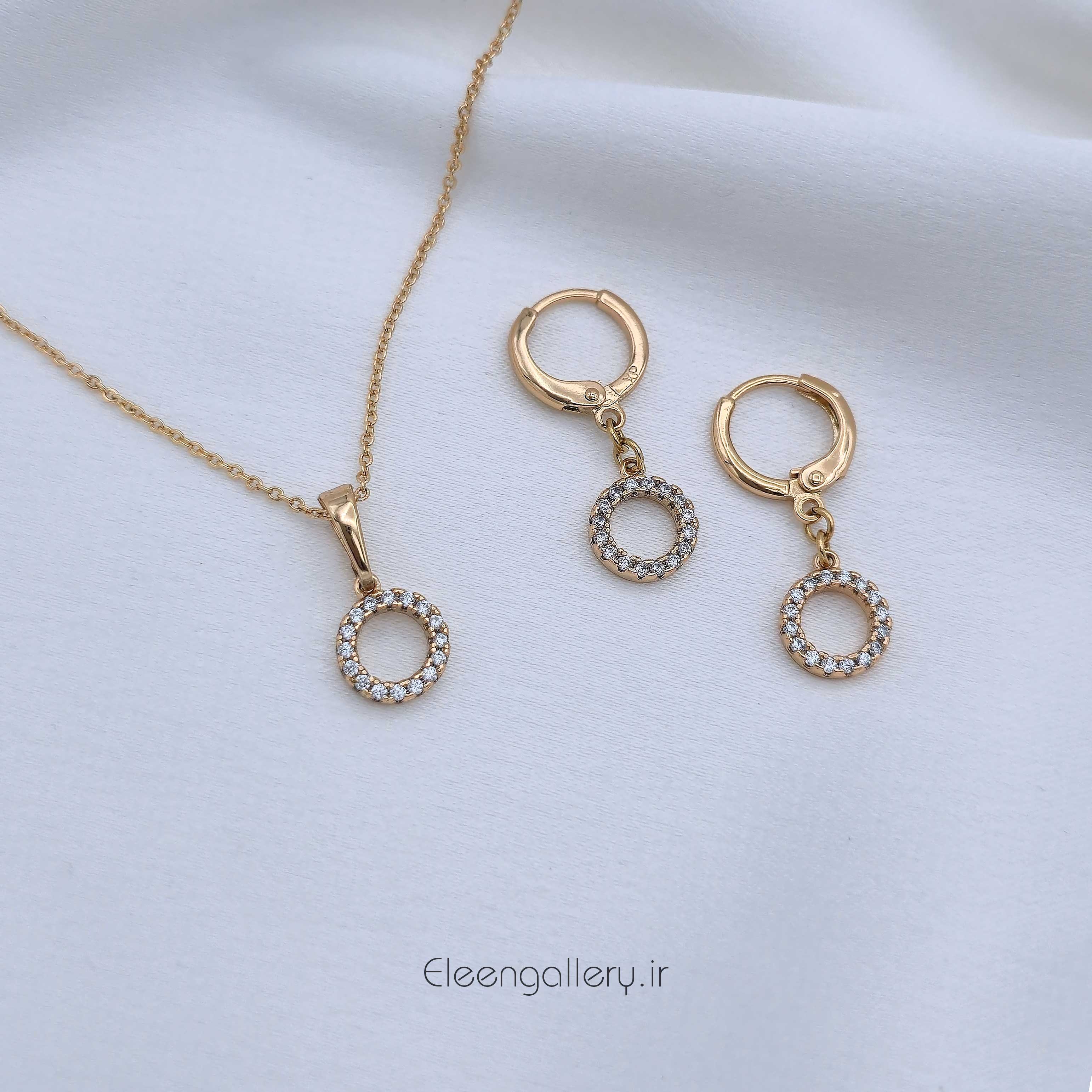 نیم‌ست ظریف حلقه برلیان ژوپینگ کد-2358