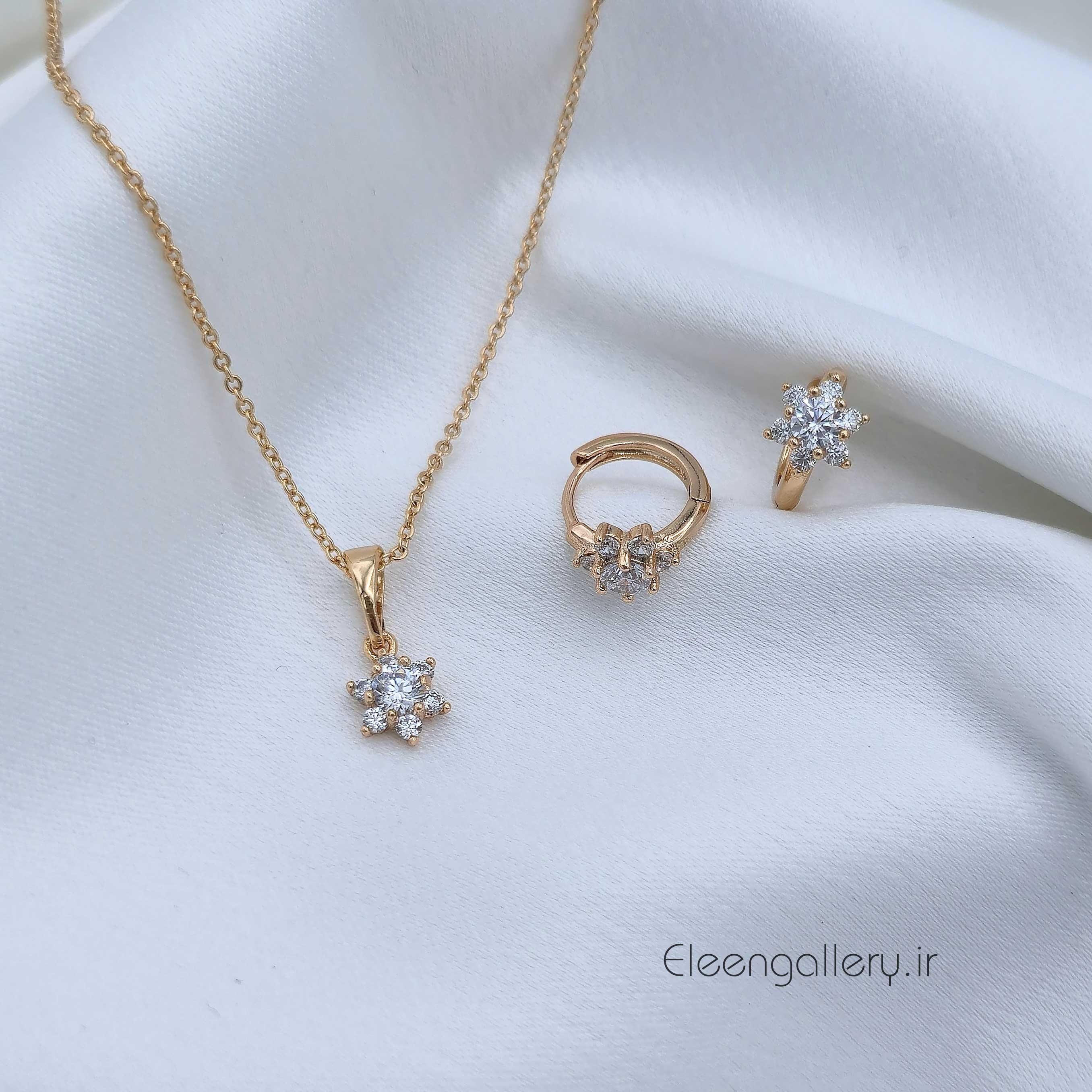 نیم‌ست طرح گل ژوپینگ کد-2285