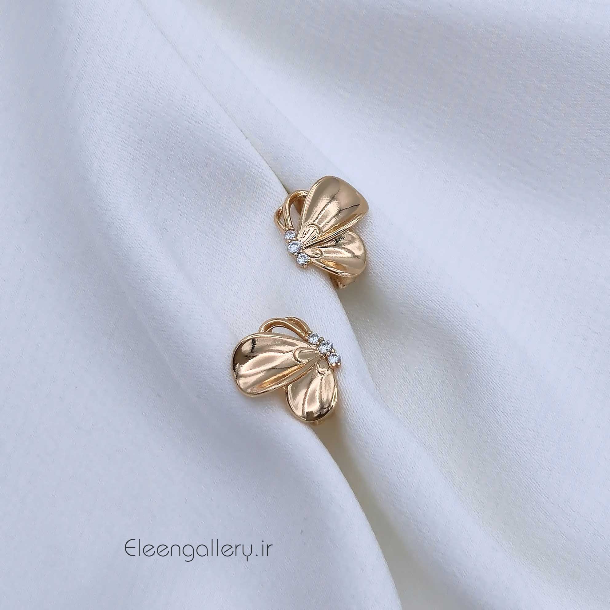 گوشواره دخترانه ژوپینگ طرح پروانه کد-2246