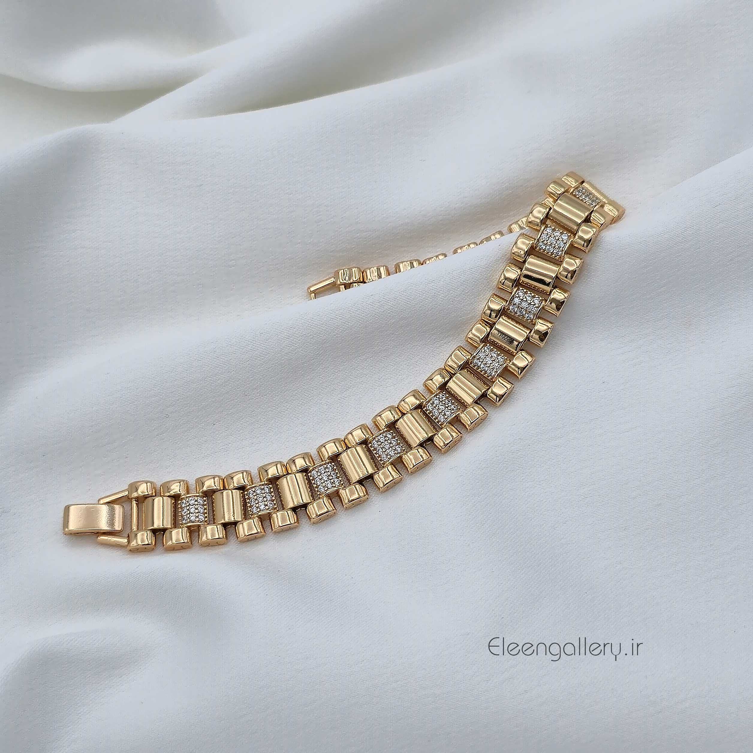 دستبند مجلسی ژوپینگ مدل تمام نگین کد-2362