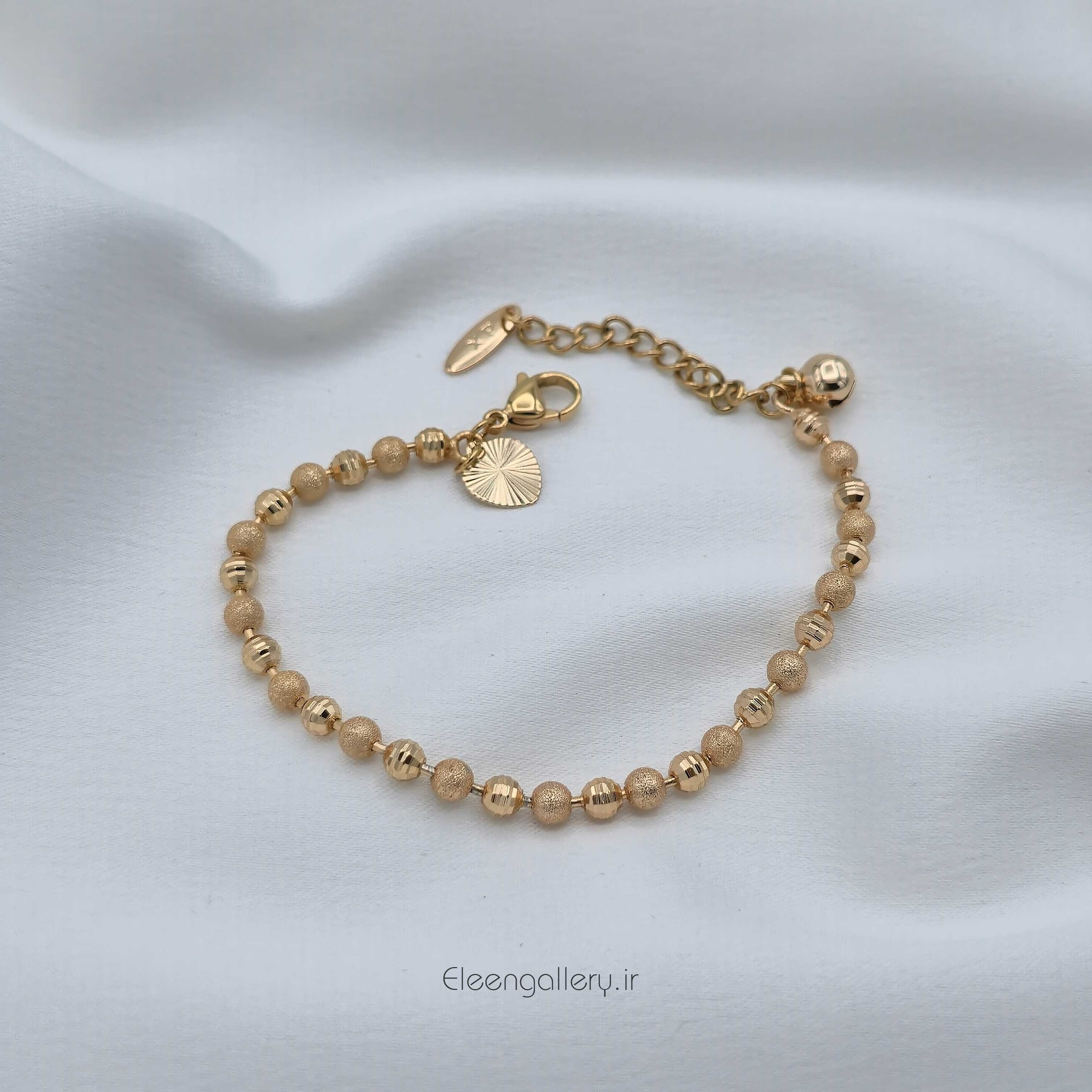 دستبند دخترانه ژوپینگ طرح گوی شنی کد-2377