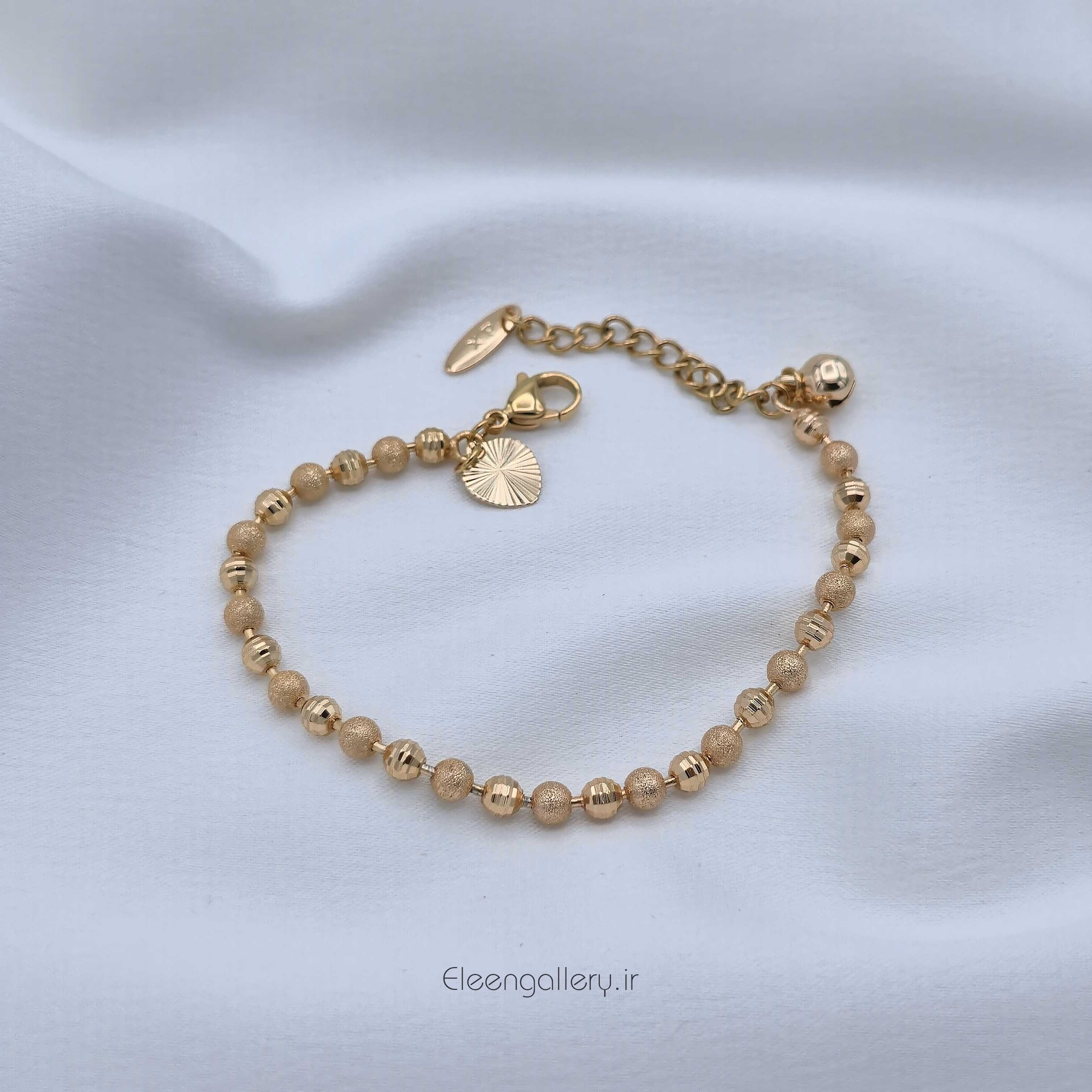 دستبند دخترانه ژوپینگ طرح گوی شنی کد-2377