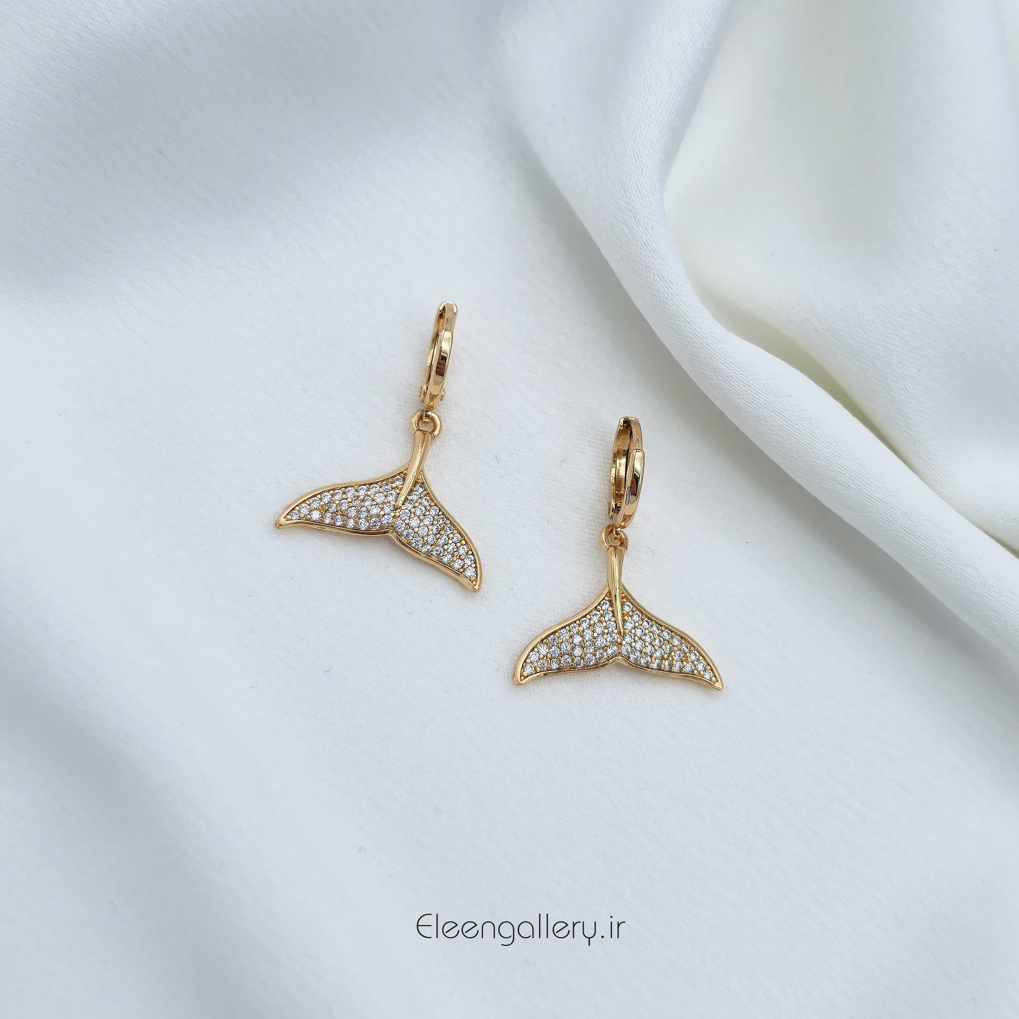 گوشواره دم وال ژوپینگ کد-2463
