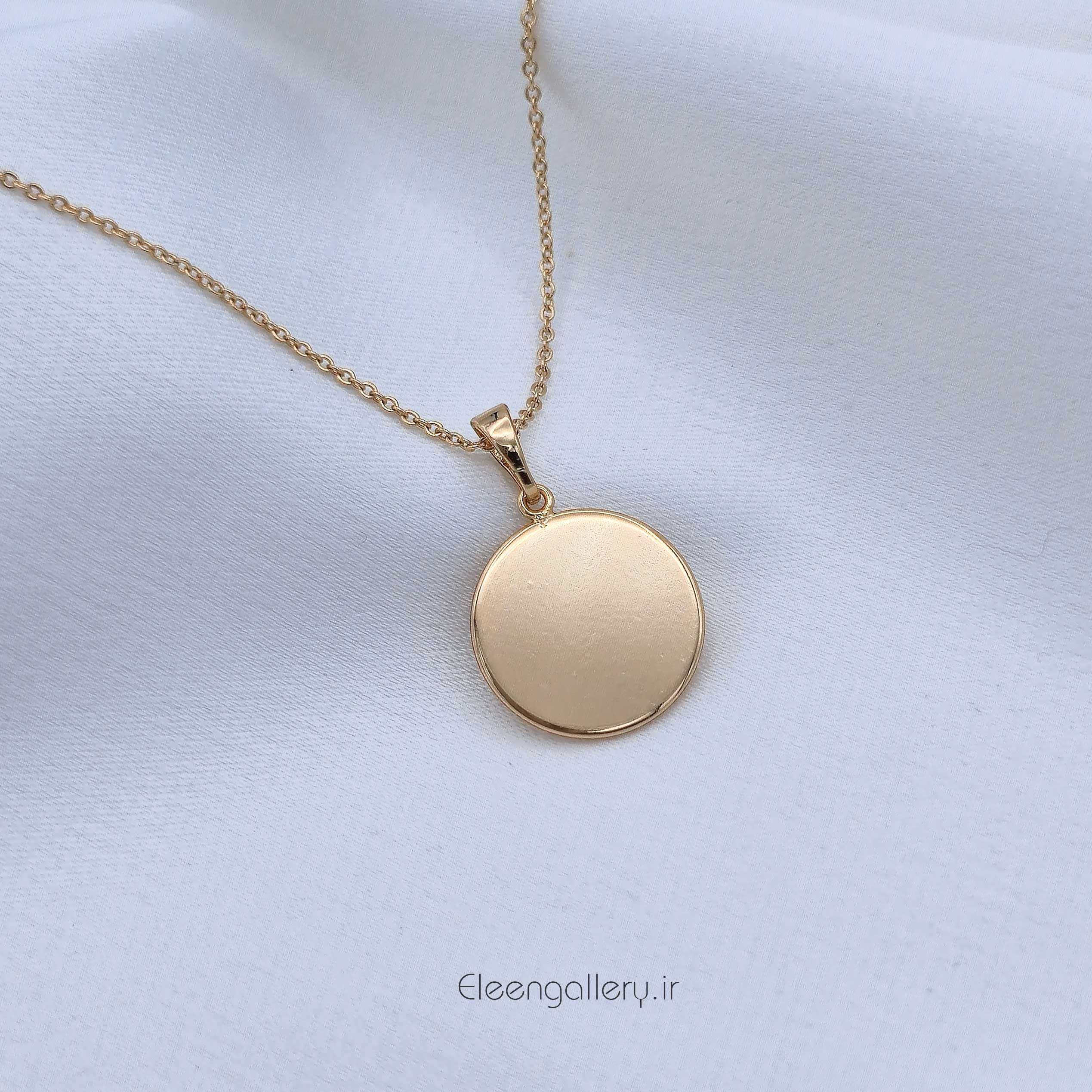 پلاک آویز دخترانه ژوپینگ مدل آینه‌ای کد-۲۲۷۲