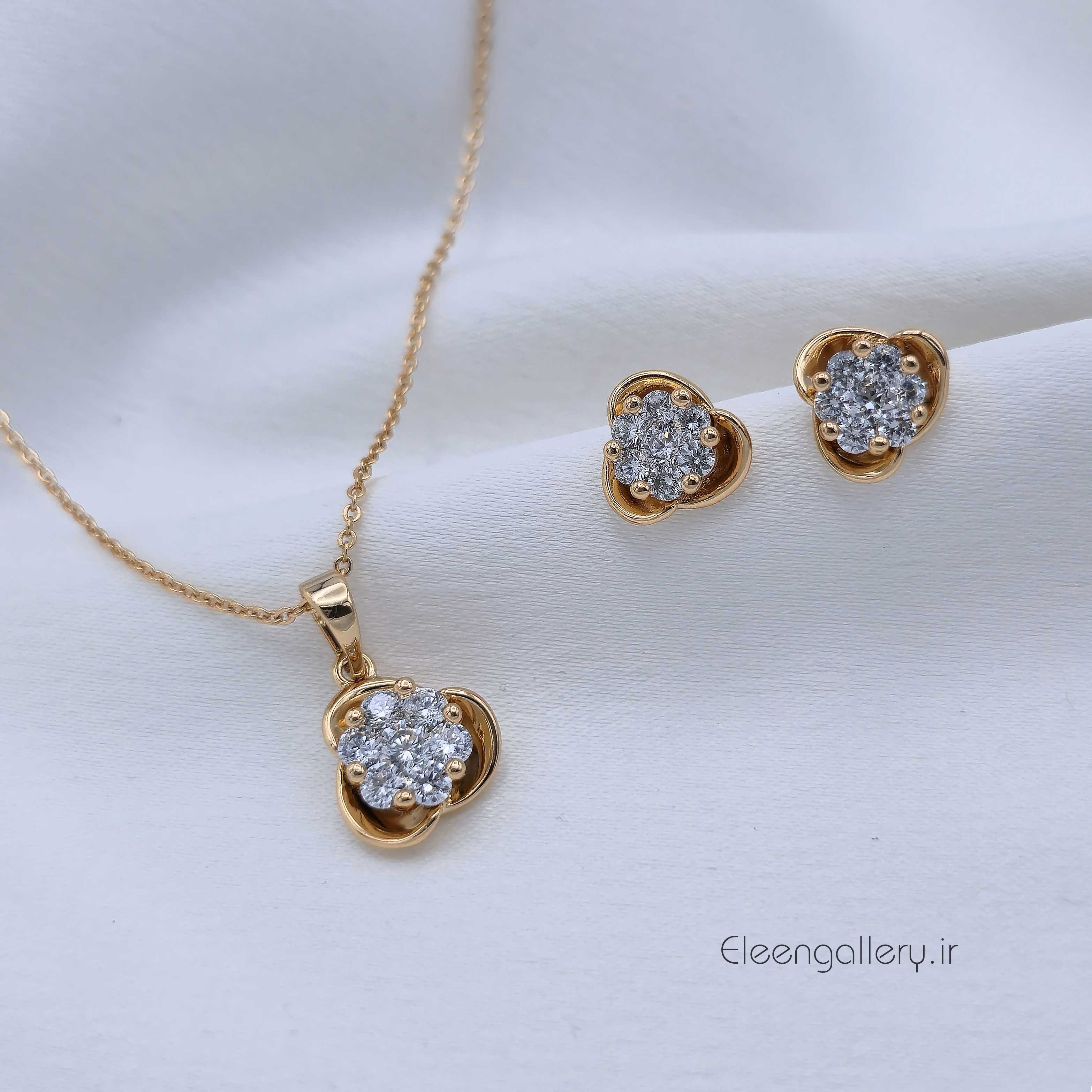 نیم‌ست دخترانه ژوپینگ طرح گل کد-2288