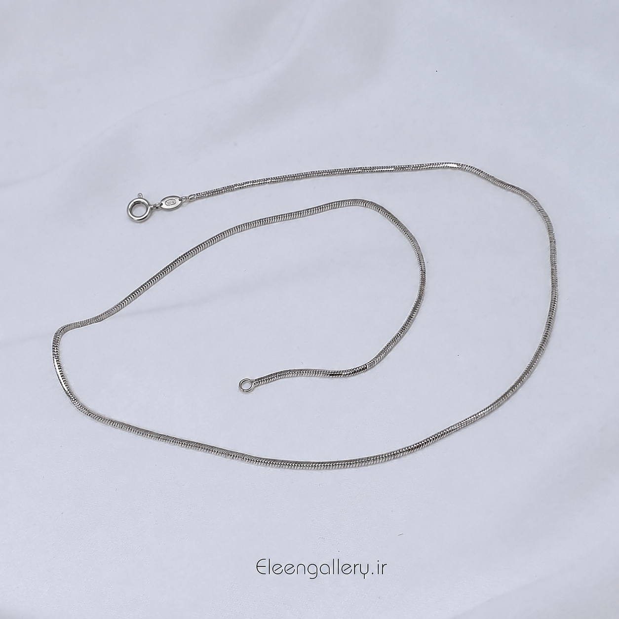 زنجیر گردنبند سیلور ژوپینگ مدل ماری E-1259